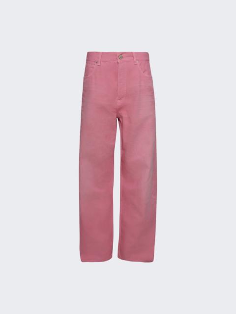 BALENCIAGA Loose Fit Jeans Faded Pink