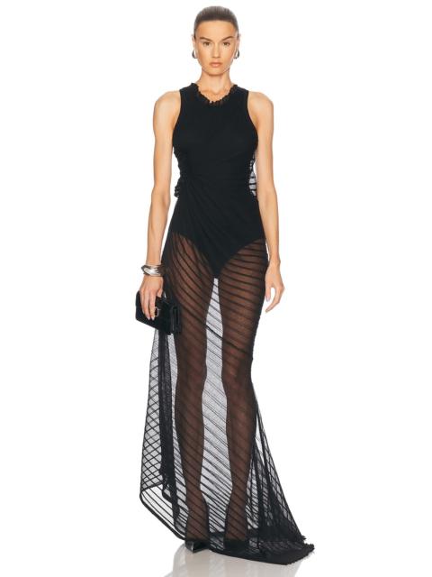 Victoria Beckham Sleeveless Gathered Dress