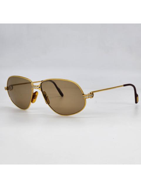 Other Designers Cartier - Panthere GM Aviator Sunglasses - Vintage