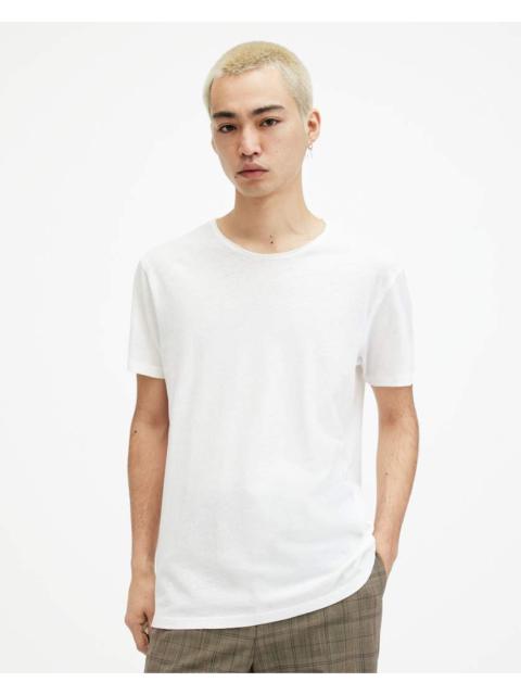 ALLSAINTS FIGURE CREW NECK RAW EDGE T-SHIRT