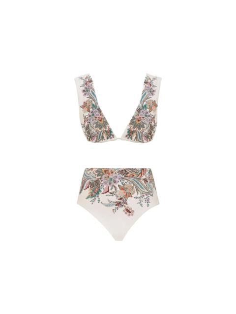 Zimmermann "rhiannon" Wide Strap Bikini Swimsuit