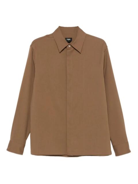 FENDI Wool Gabardine Shirt