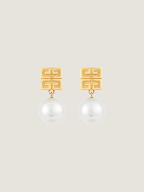 Givenchy 4G EARRINGS IN METAL WITH PEARLS