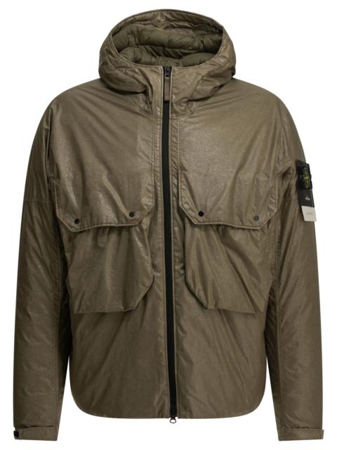Stone Island Stone Island Light Nylon 3L-TC Short Down Jacket Green