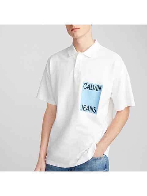 BNWT SS19 CALVIN KLEIN JEANS POLO SHIRT L
