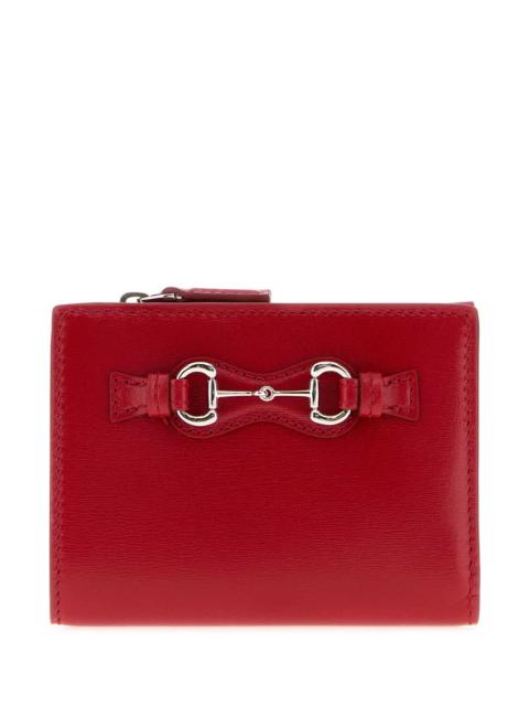 GUCCI Gucci Women Red Leather Wallet
