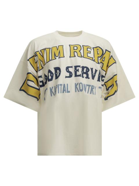 Kapital Kapital Jersey Huge Crew-neck T-shirt White
