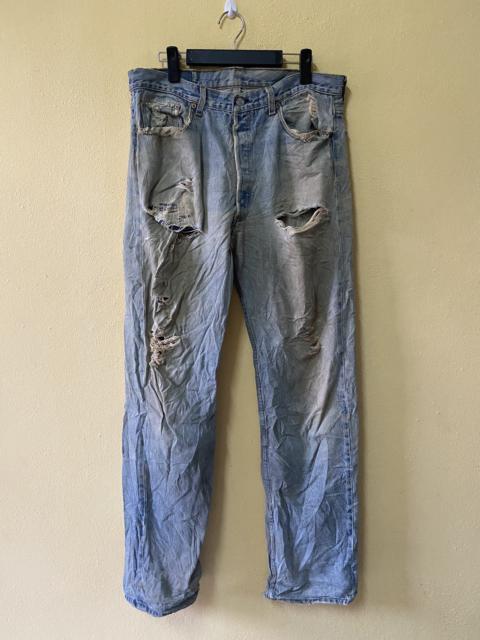 Levi's Vintage Levi’s 501 Button 5 Distressed Denim Pants