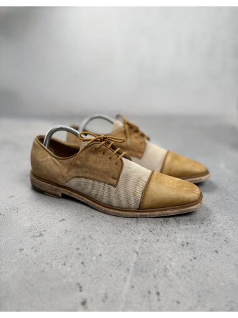 Christian Louboutin Christian Louboutin Greggo Two Tone Suede Canvas Oxford Shoe