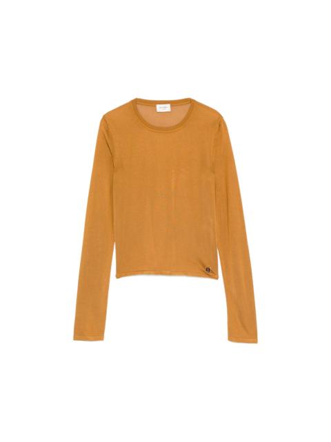 SAINT LAURENT Saint Laurent Brown Tops - T-Shirts & Jerseys Women