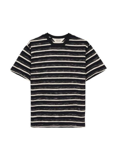 BRAIN DEAD Casey Striped T-shirt - Black