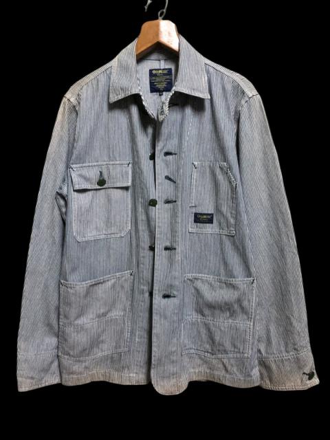 Other Designers Vintage - Vintage Oshkosh Hickory Stripe Railroad Chore Jacket
