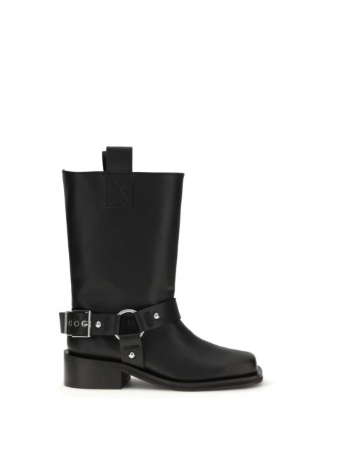 GANNI Ganni Women Mid Shaft Biker Boot