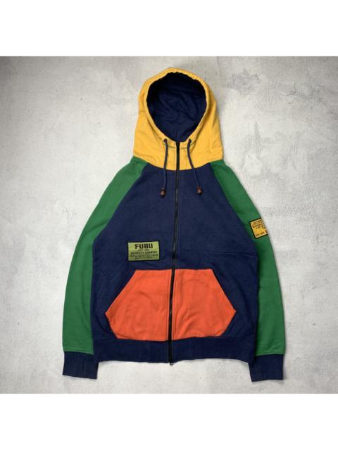 Other Designers Vintage 2012 Fubu Multicolor Zip Up Hoodie