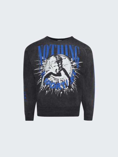 SAINT M×××××× Nothing Important Sweatshirt Black