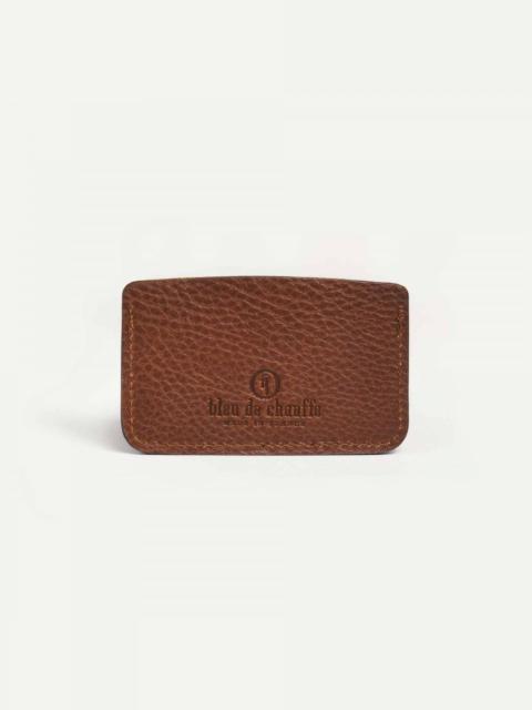 Bleu de Chauffe VISAMEX CARD HOLDER  -  AMBER BROWN