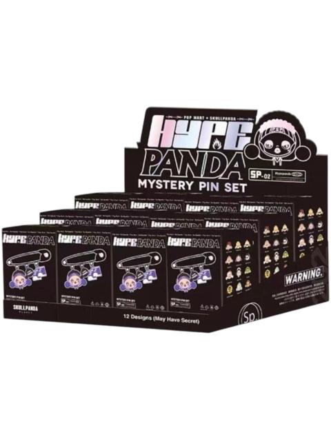 POP MART Pop Mart SKULLPANDA Hypepanda Series Pin Set Sealed Case (12 Blind Box)