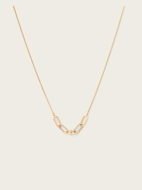 ALLSAINTS LAIO PAVE LINK NECKLACE