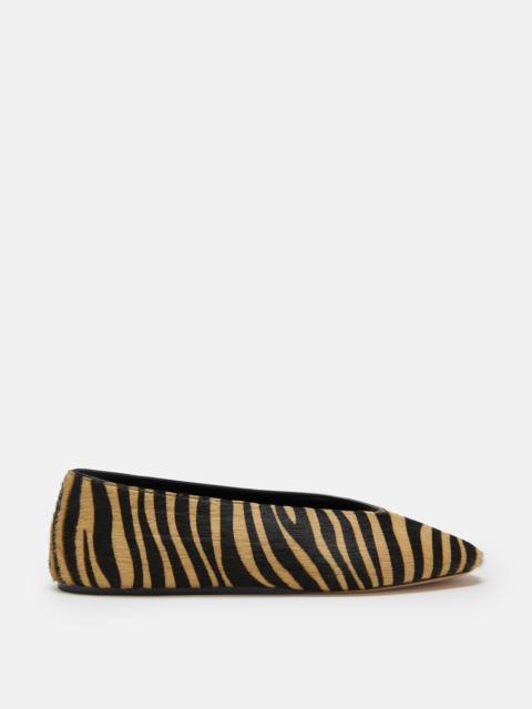 LE MONDE BÉRYL Luna Slipper / Zebra Calf Hair