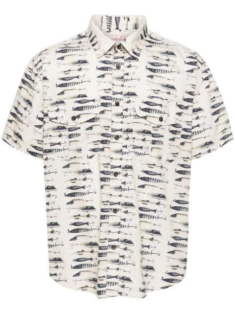 FILSON fish-print cotton shirt