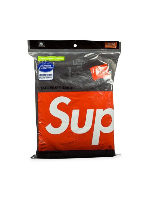 Supreme Supreme x Hanes 3-Pack Cotton Comfort Soft T-Shirt 'Black'