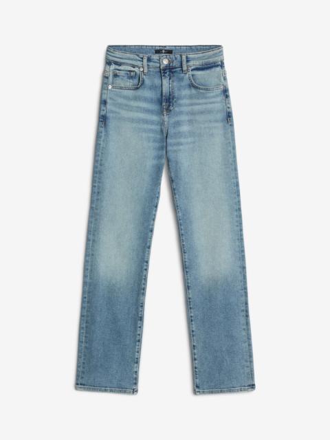 7 For All Mankind Luxe Vintage Calie Straight Ankle in Amuse Me