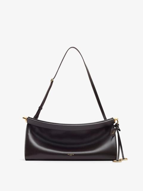 Alaïa Le Click east west medium brown bag