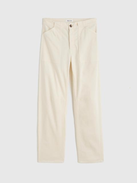 Madewell The Darted Barrel-Leg Utility Pant