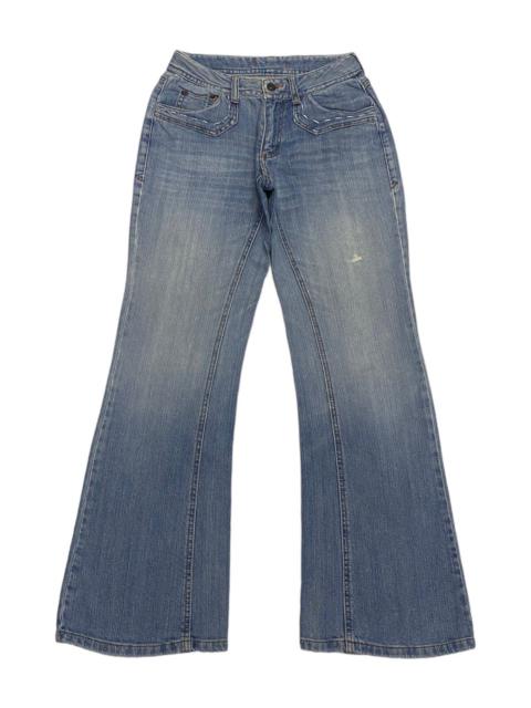 Hysteric Glamour JAPANESE AVANT GARDE STYLE DENIM FLARE DISTRESSED DENIM