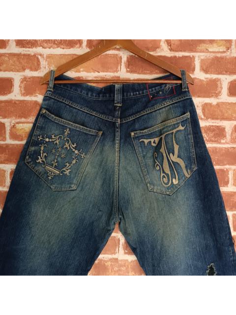 Other Designers Vintage Karl Kani Baggy Embroidered Jeans