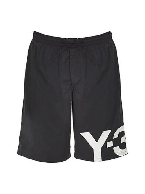Y-3 adidas Y-3 Large Logo Swim Shorts 'Black White' FS4484