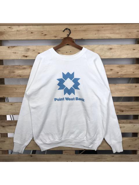 Other Designers Vintage - Vintage Point West Bank Crewneck Sweatshirt Big Logo
