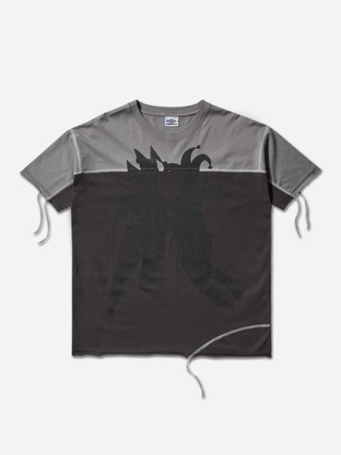 umbro Players T-Shirt Washed Black / Smock Grey