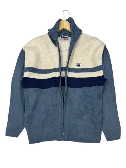 Other Designers Vintage - VINTAGE 90s BITCH SKATEBOARDS KNIT SWEATER