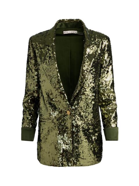 Alice + Olivia QUINCY SEQUIN BLAZER
