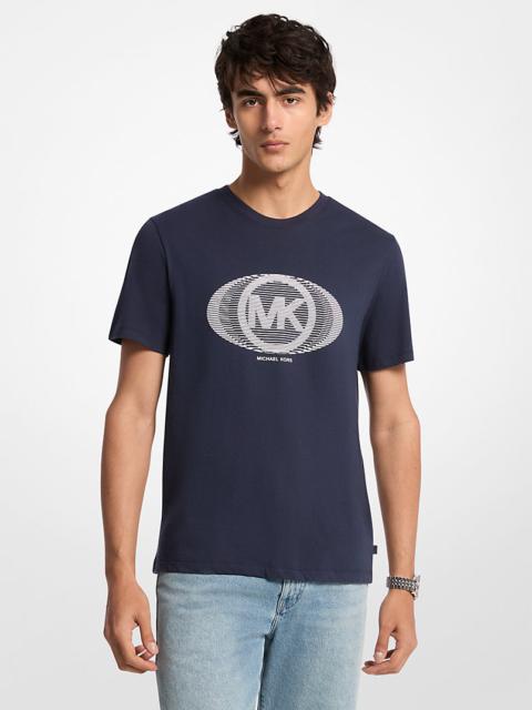 MICHAEL KORS Graphic Logo Cotton T-Shirt