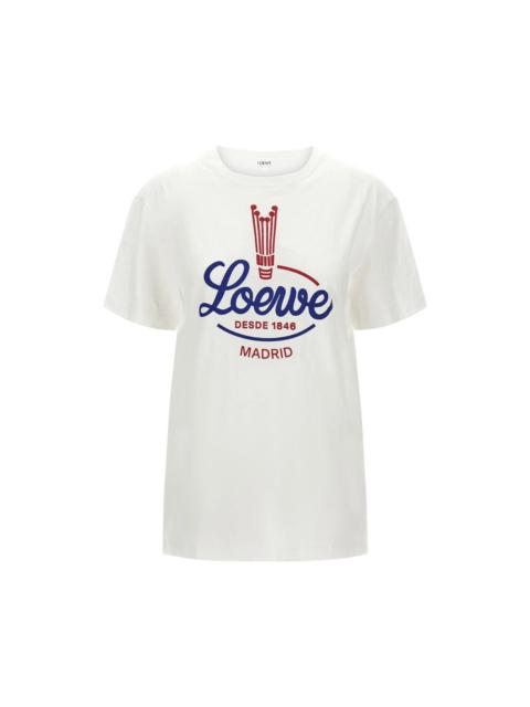 Loewe LOEWE Crinkled Effect White T Shirt New & Authentic (Women's