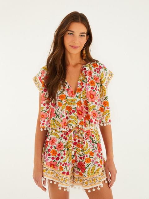 FARM RIO Banana Flowers Shorts