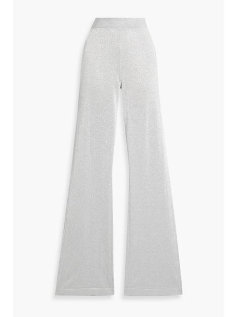 Missoni Metallic knitted flared pants