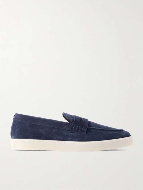 Suede Penny Loafers
