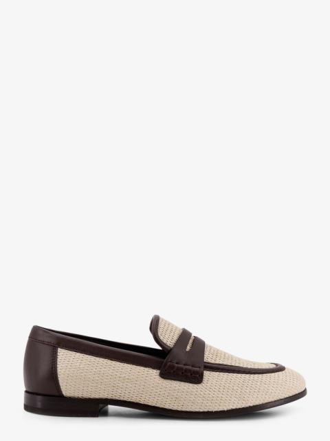 Brunello Cucinelli Brunello Cucinelli Raffia And Leather Loafers