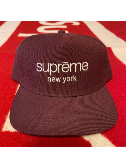 Supreme Supreme S/S 2009 Classic Logo 5 panel cap hat snapback