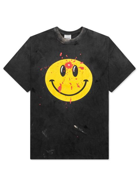 S/S T-SHIRT SMILE - BLACK