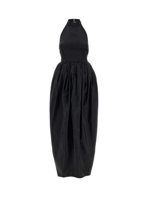 ROTATE 'satin Taffeta Maxi' Dress