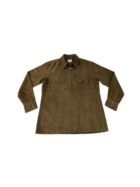 Other Designers Vintage - Rare Design Trucker Cowboy Zipper Shirt Alexander Julian