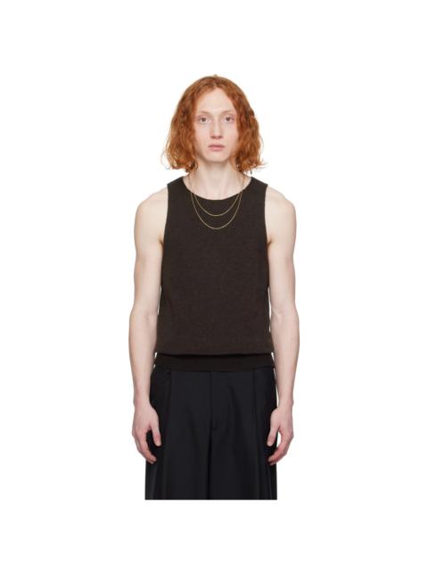 Brown Malio Tank Top