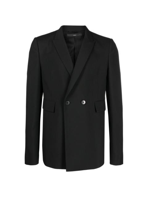 double-breasted tailored blazer