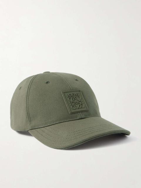 Logo-Appliquéd Cotton-Canvas Baseball Cap