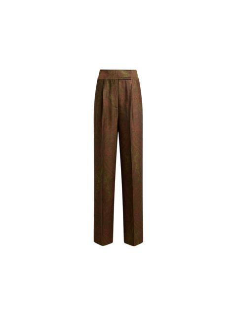 Etro Etro Brown Trousers - Tailored Trousers Women
