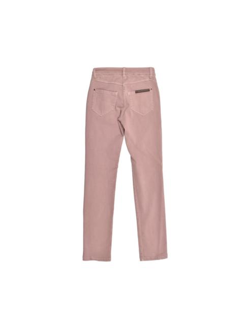 Brunello Cucinelli Brunello Cucinelli Pink Sand Denim Trousers